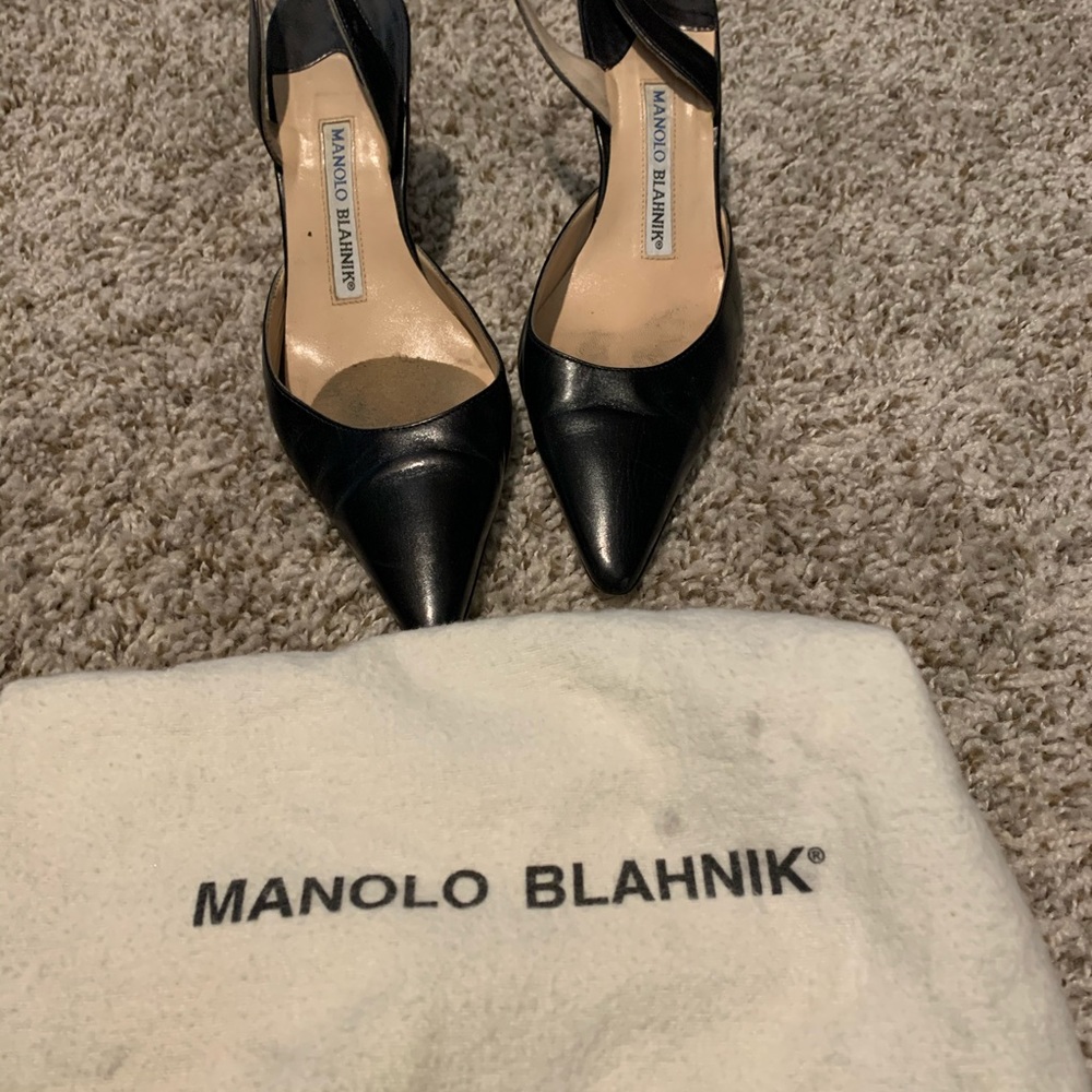 Black Sling Back